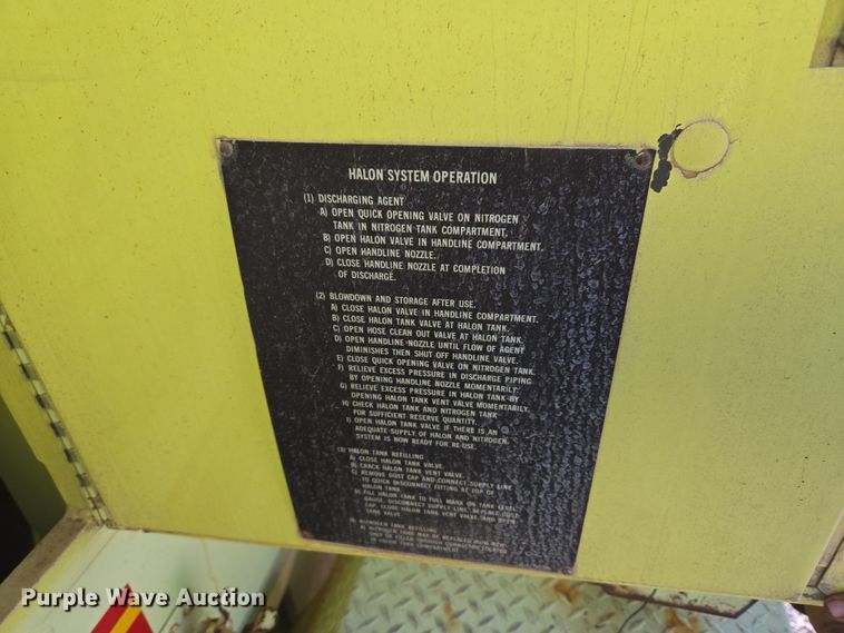 image for item ET1350 1985 Oshkosh Low Tilt pumper fire truck