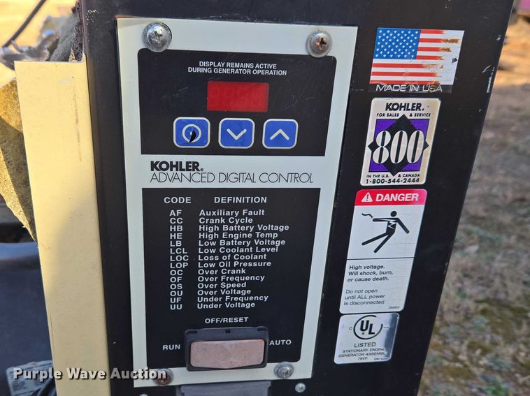 image for item ET1356 Kohler 12RES generator