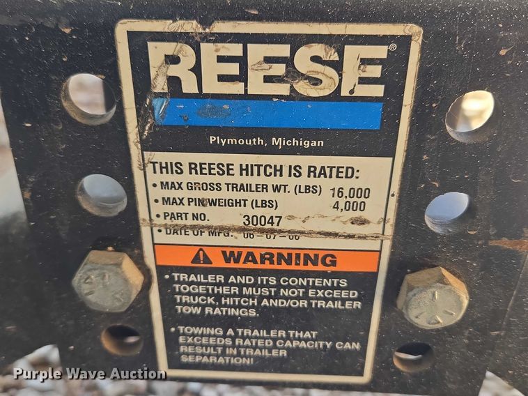 image for item ET1360 Reese fifth wheel hitch