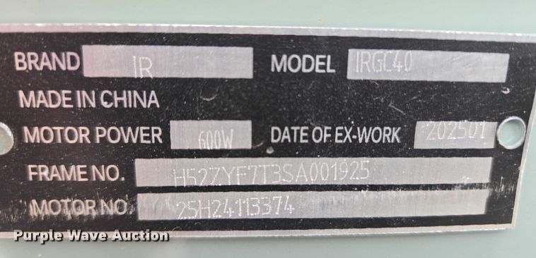 image for item ET1363 2025 IR IRGC40 electric tricycle