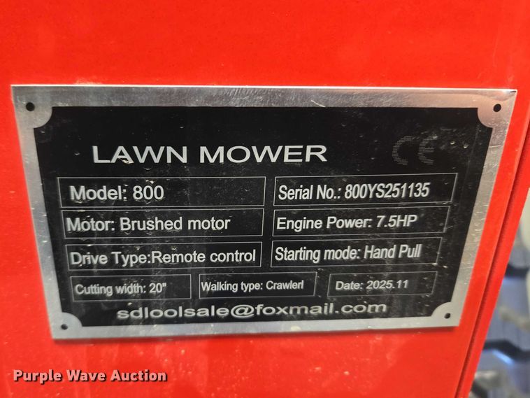 image for item ET1365 Future 800 remote controlled lawn mower
