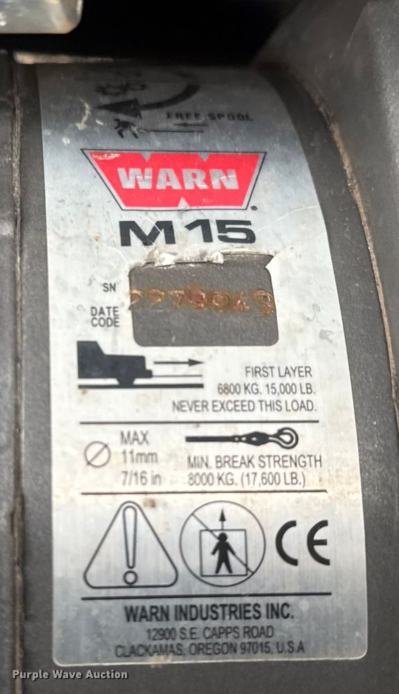 image for item ET1552 2019 Ford F350 Ext. Cab utility bed pickup truck