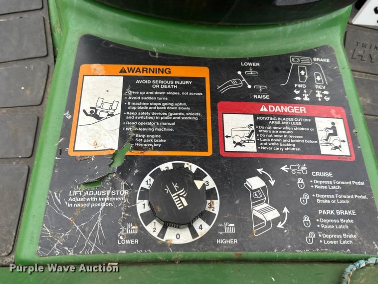 image for item ET1555 John Deere 345 lawn mower