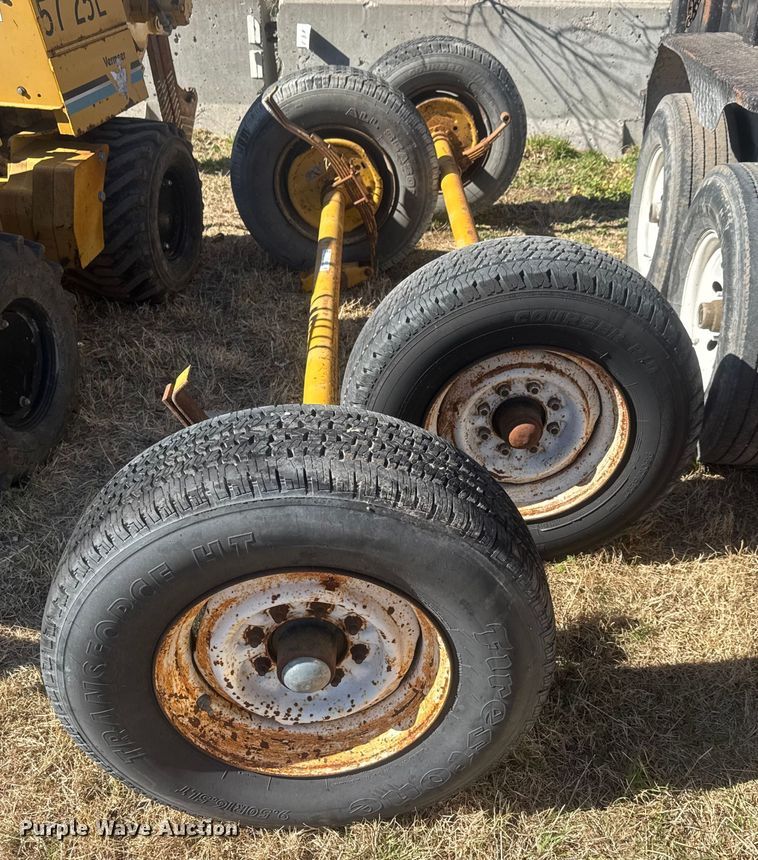 image for item ET1562 (2) trailer axles