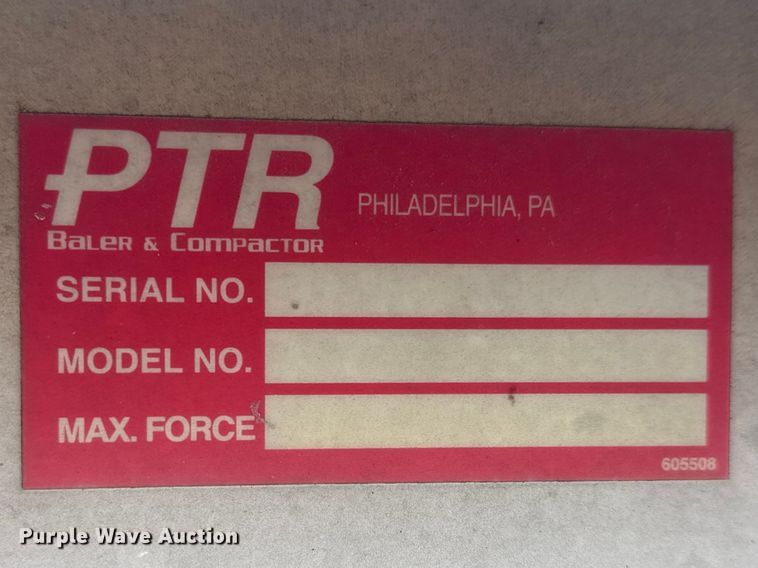 image for item ET1615 PTR Baler & Compactor trash compactor