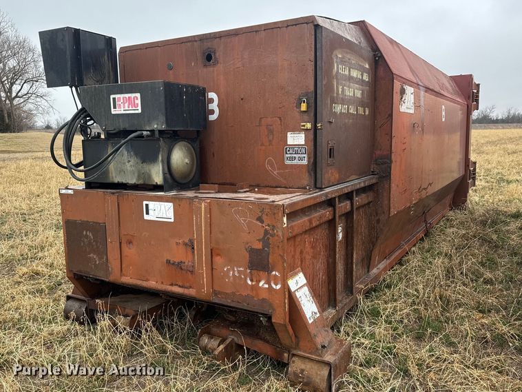 image for item ET1617 K-PAC KP35 trash compactor
