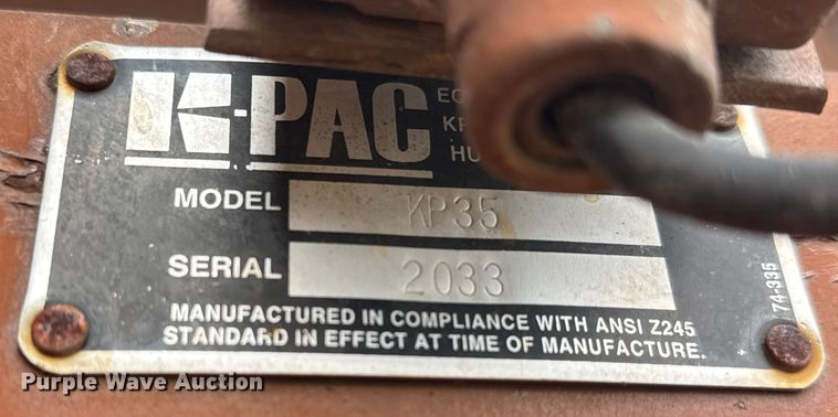 image for item ET1617 K-PAC KP35 trash compactor