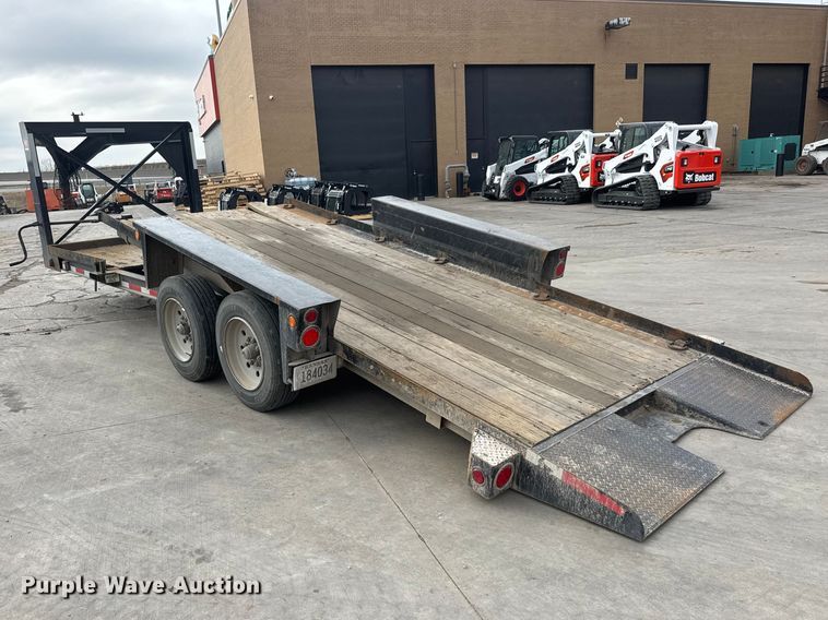 image for item ET1634 2023 Belshe TB16 tilt deck equipment trailer