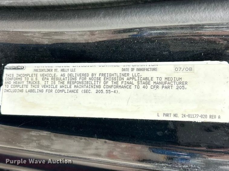 image for item ET7000 2009 Freightliner M2 refrigerated truck