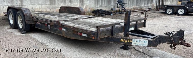 image for item ET7358 2011 Big Tex 14TL22BK tilt deck equipment trailer