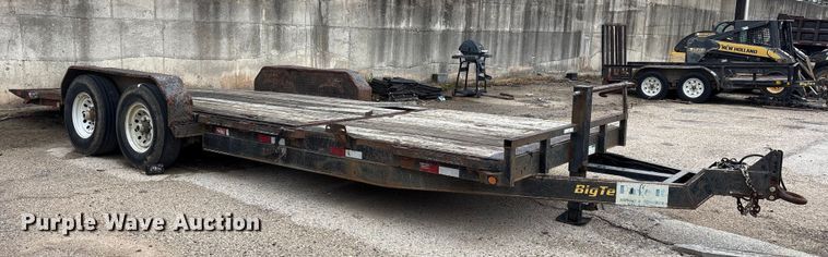 image for item ET7358 2011 Big Tex 14TL22BK tilt deck equipment trailer