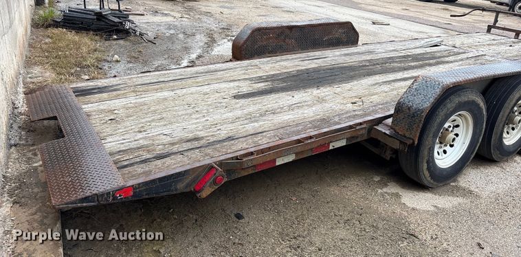 image for item ET7358 2011 Big Tex 14TL22BK tilt deck equipment trailer