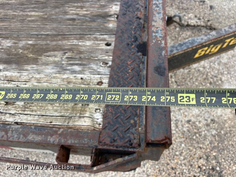 image for item ET7358 2011 Big Tex 14TL22BK tilt deck equipment trailer