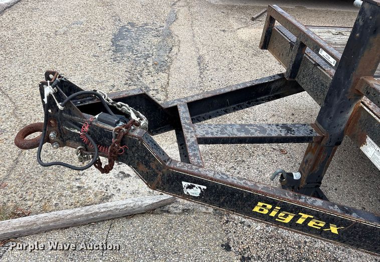 image for item ET7358 2011 Big Tex 14TL22BK tilt deck equipment trailer