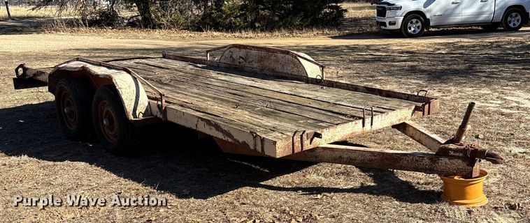 image for item EU0280 Shop built utility trailer