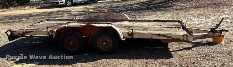 image for item EU0280 Shop built utility trailer