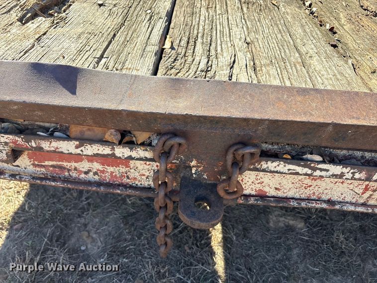 image for item EU0280 Shop built utility trailer