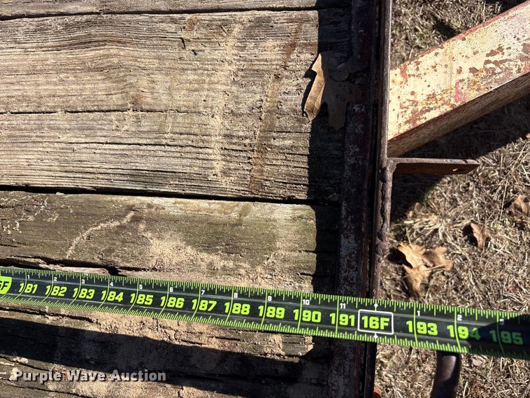 image for item EU0280 Shop built utility trailer