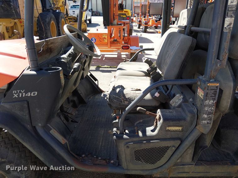 image for item EU2627 2016 Kubota X1140 utility vehicle