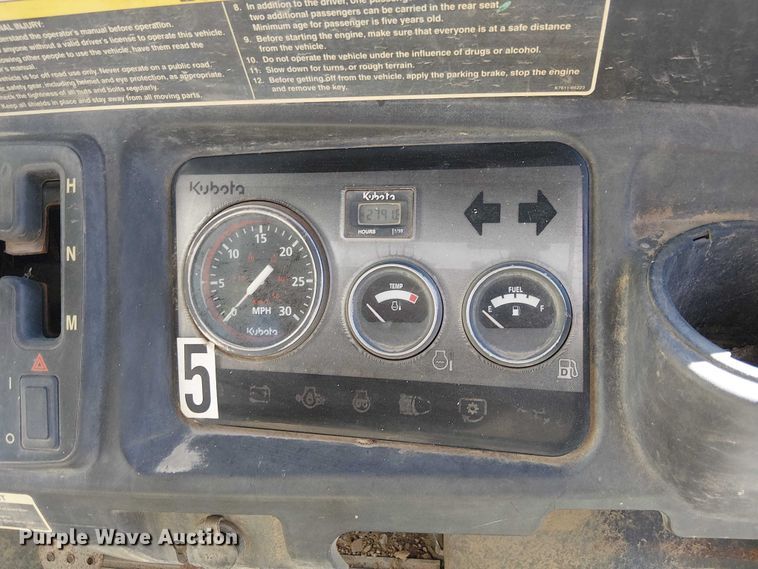 image for item EU2628 Kubota RTV1140 utility vehicle