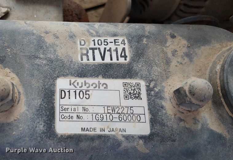 image for item EU2628 Kubota RTV1140 utility vehicle