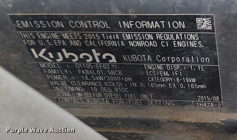 image for item EU2629 Kubota 1140 CPX utility vehicle