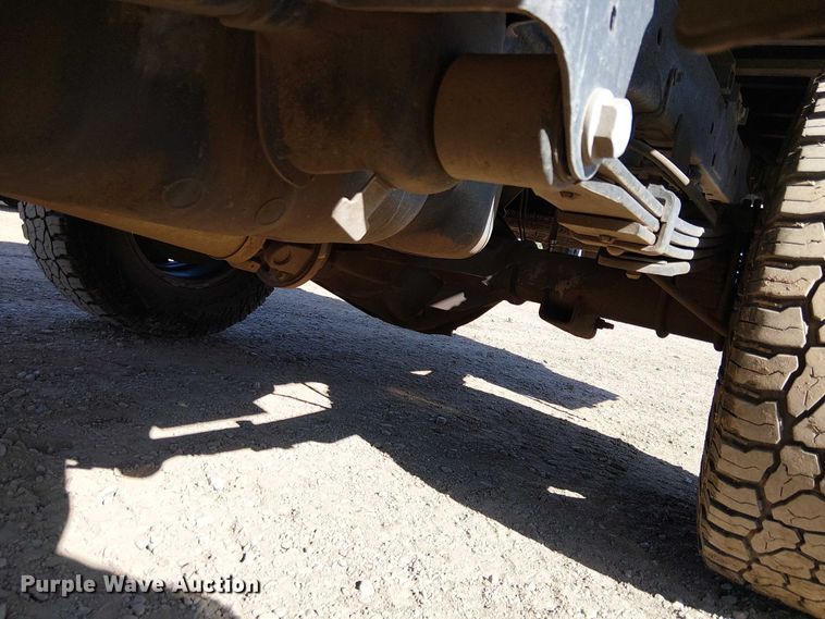 image for item EU2634 2020 RAM 3500 Crew Cab flatbed pickup truck