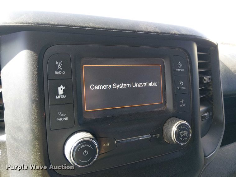 image for item EU2634 2020 RAM 3500 Crew Cab flatbed pickup truck