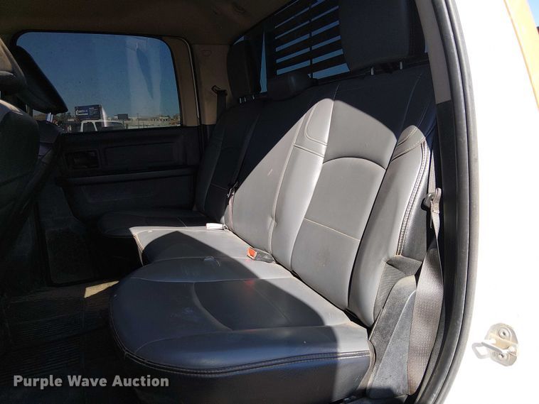 image for item EU2634 2020 RAM 3500 Crew Cab flatbed pickup truck