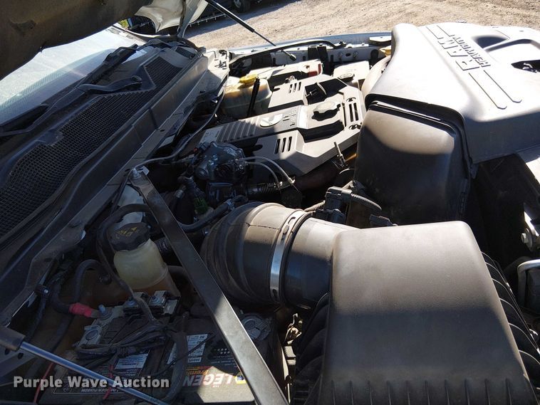 image for item EU2634 2020 RAM 3500 Crew Cab flatbed pickup truck