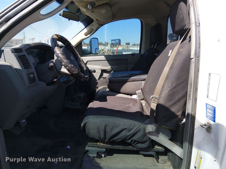 image for item EU2637 2008 Dodge Ram 3500 utility bed pickup truck