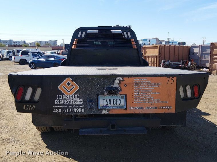 image for item EU2638 2019 RAM 5500 Crew Cab flatbed truck