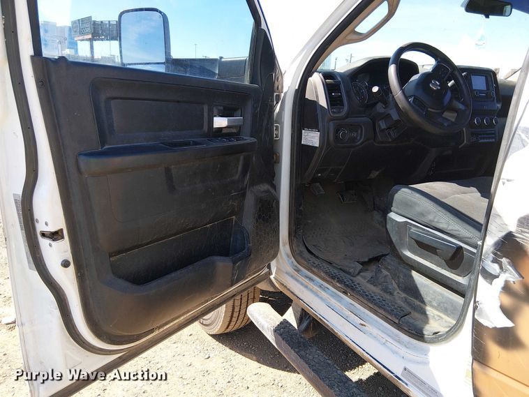 image for item EU2638 2019 RAM 5500 Crew Cab flatbed truck