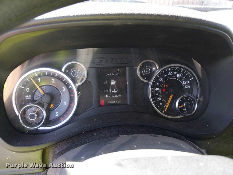 image for item EU2638 2019 RAM 5500 Crew Cab flatbed truck