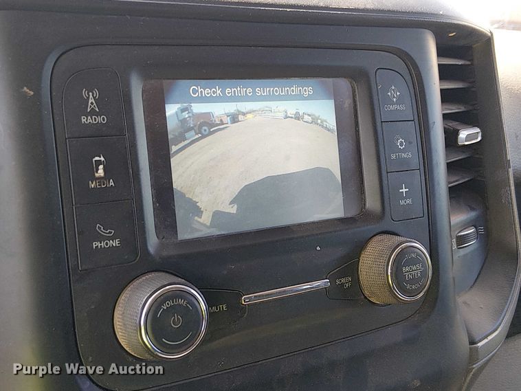 image for item EU2638 2019 RAM 5500 Crew Cab flatbed truck