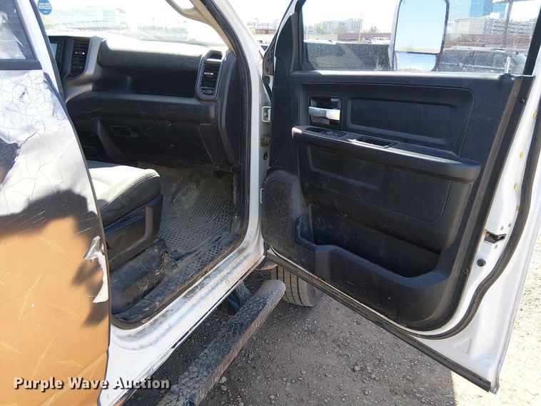 image for item EU2638 2019 RAM 5500 Crew Cab flatbed truck