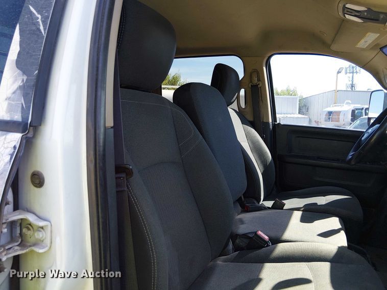 image for item EU2638 2019 RAM 5500 Crew Cab flatbed truck