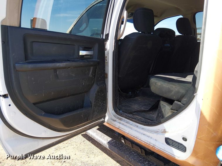 image for item EU2638 2019 RAM 5500 Crew Cab flatbed truck