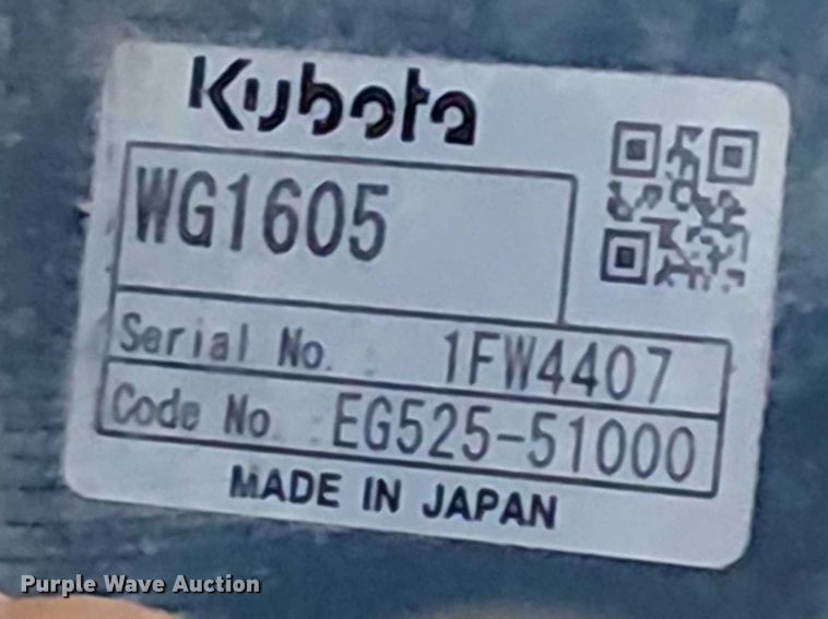 image for item EU2640 2016 NILFISK SC8000 sweeper