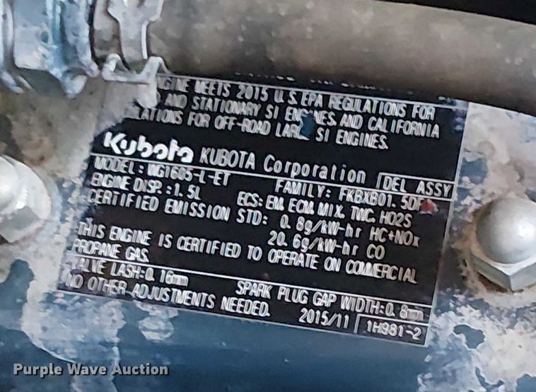 image for item EU2641 2016 NILFISK SC8000 sweeper