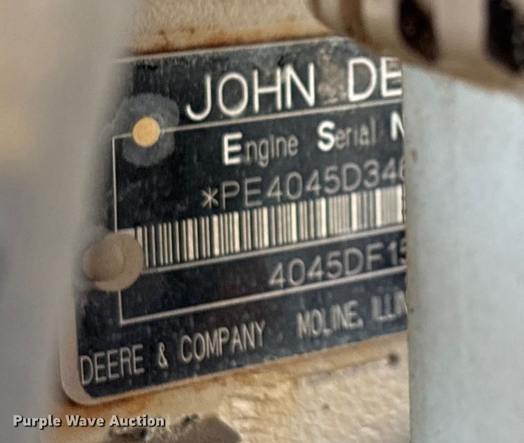 image for item EU4903 2004 Ingersoll Rand P184JD generator