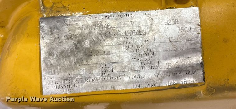 image for item EU4907 Caterpillar 3208 engine