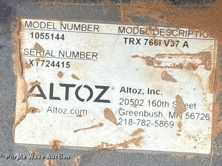 image for item EU4911 2022 Altoz 1055144 ZTR lawn mower