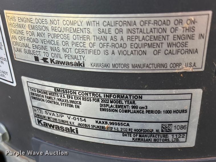 image for item EU4913 2021 Altoz 1055125 ZTR lawn mower