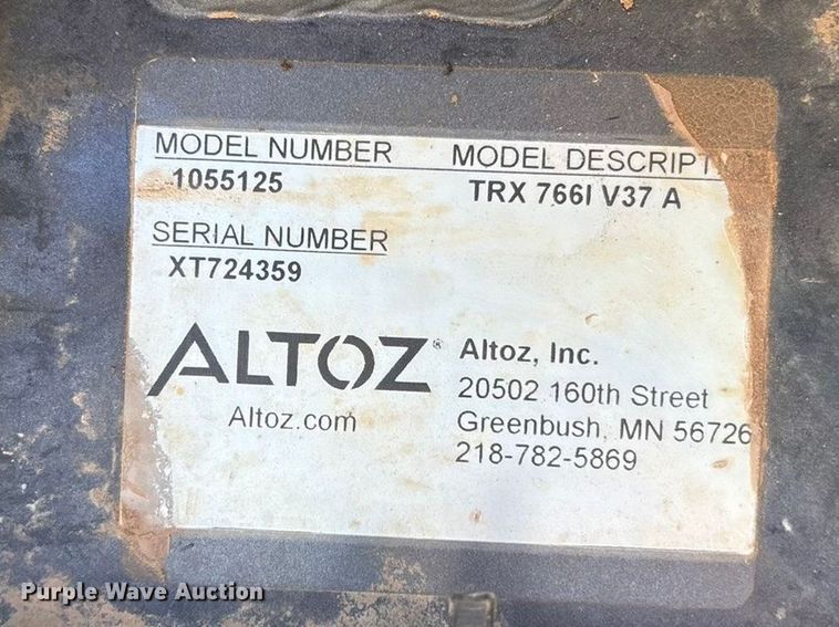 image for item EU4913 2021 Altoz 1055125 ZTR lawn mower