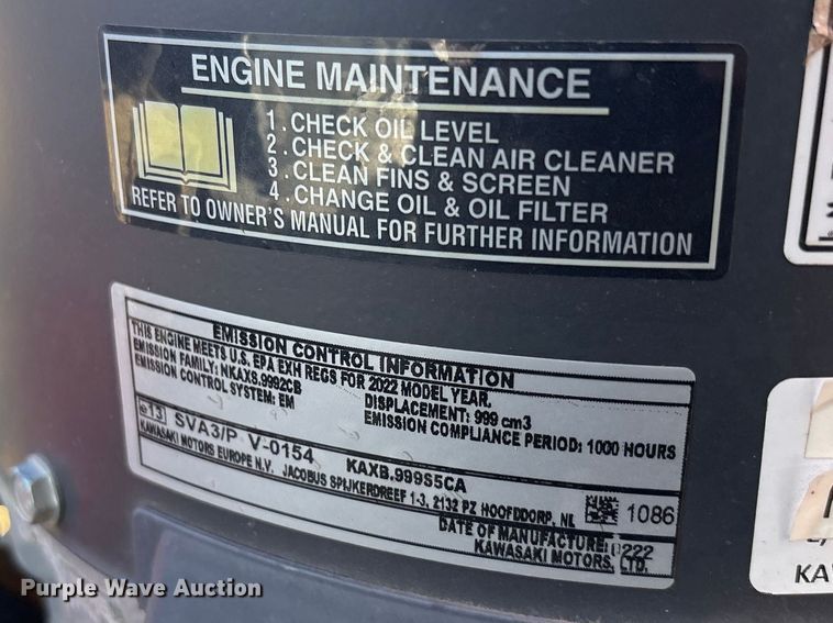 image for item EU4914 2022 Altoz 1055148 ZTR lawn mower