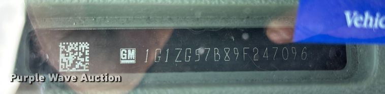 image for item EU4918 2009 Chevrolet Malibu 