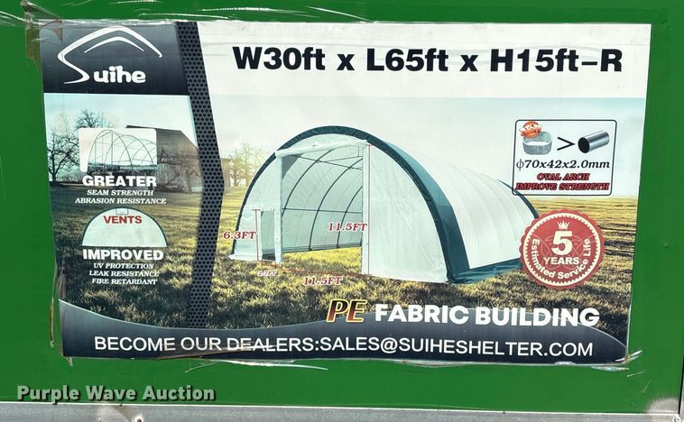 image for item EV2690 Suihe 306515R arch storage building