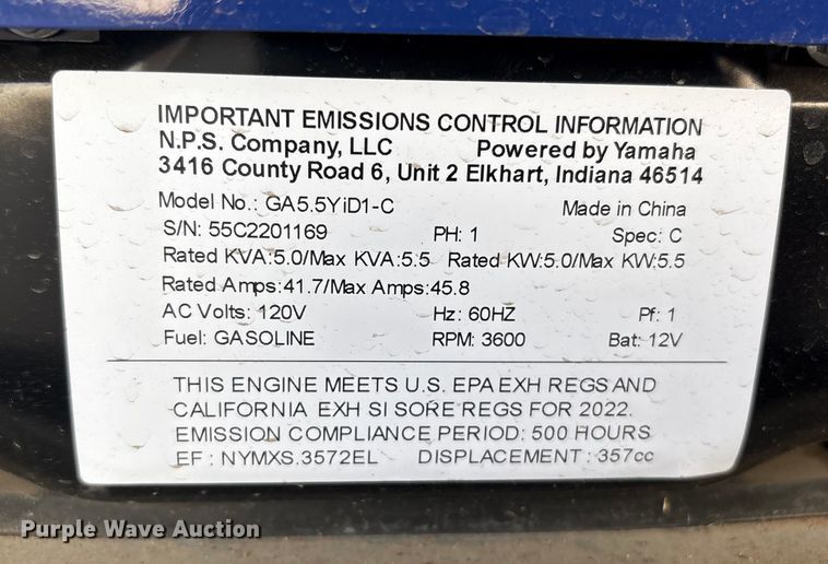 image for item EV2740 2022 Forest River Cherokee Wolf Pack Platinum camper