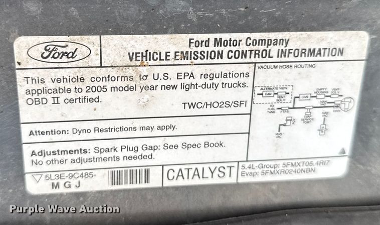 image for item FB0816 2005 Ford F150 Crew Cab pickup truck